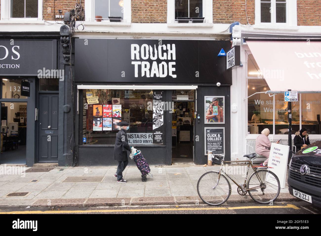 Rough Trade West, Talbot Road, London, W11, England, VEREINIGTES KÖNIGREICH Stockfoto