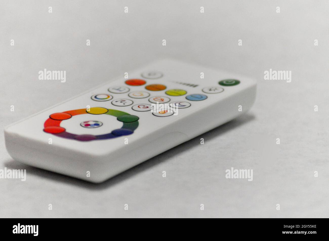 Eine Fernbedienung zur Bedienung einer internen Leuchte Stockfoto