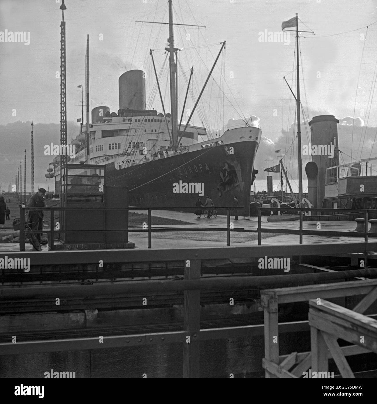 Das 1928 gebaute deutsche Passagierschiff
