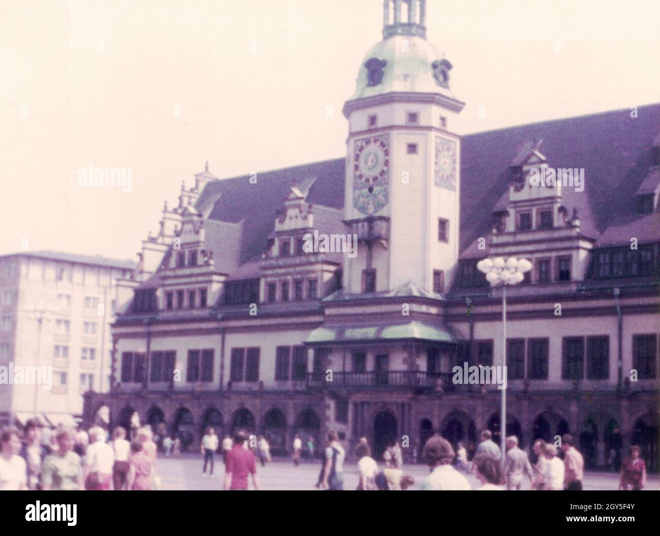 Altes Rathaus, Leipzig, Sachsen, Deutschland 1982 Stockfoto