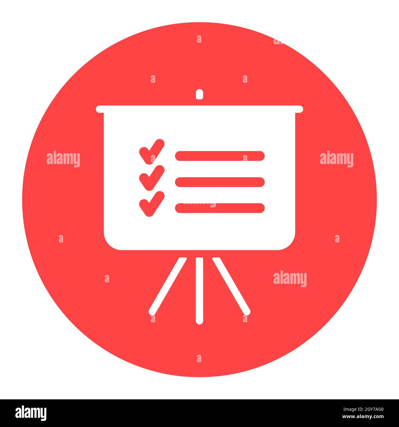 Statistiken im Trainingsboard umreißen weißes Glyphen-Symbol. Planungsschild. Unternehmen. Graph-Symbol für Ihr Website-Design, Logo, App, UI. Vektorgrafik Stockfoto