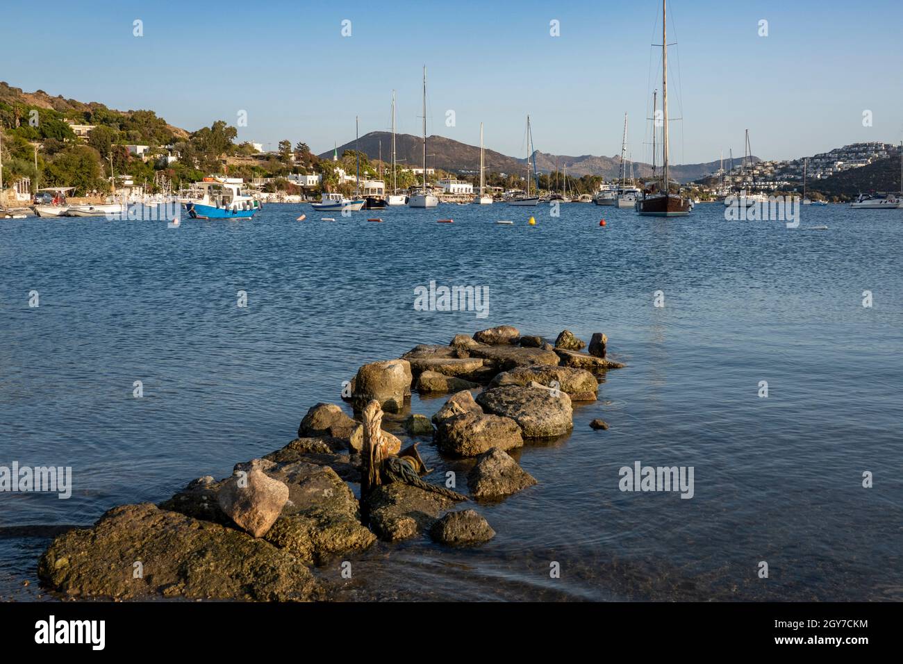 Gumusluk, Bodrum, Türkei Stockfoto