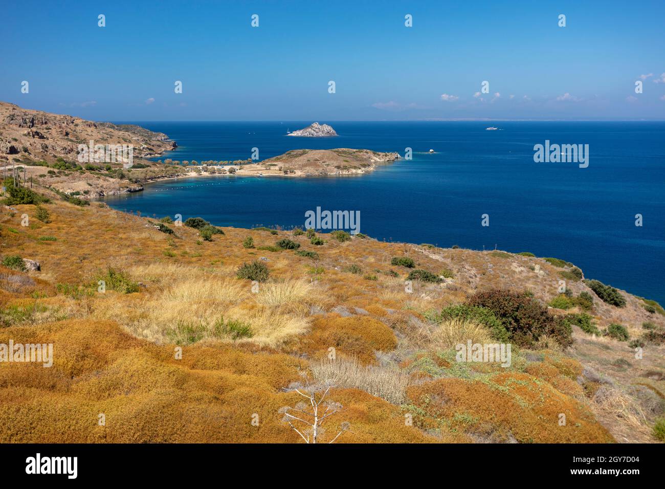 Naturstrand in Bodrum, Türkei Stockfoto