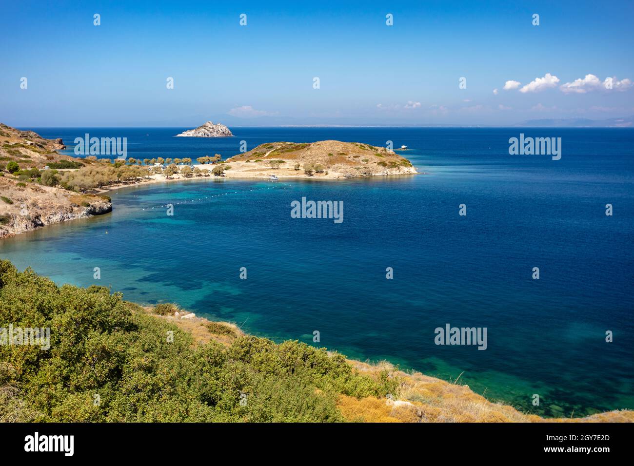 Naturstrand in Bodrum, Türkei Stockfoto
