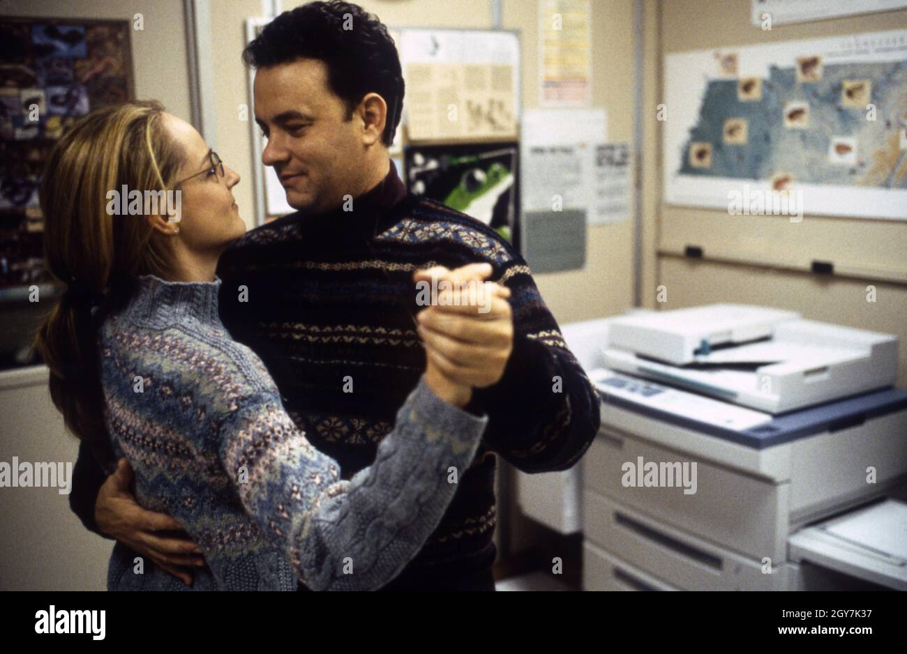 Cast Away Jahr : 2000 USA Regie : Robert Zemeckis Helen Hunt, Tom Hanks Stockfoto