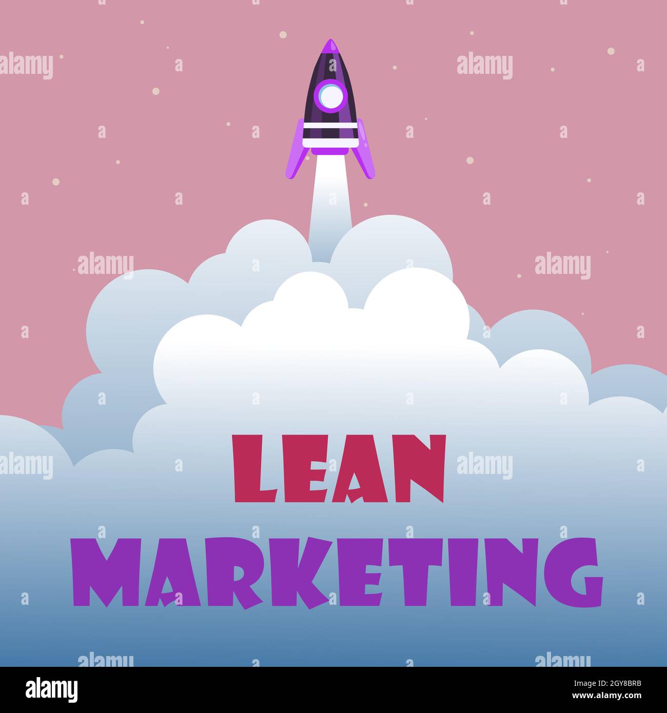 Konzeptionelle Darstellung Lean Marketing, Geschäftsidee, die für das Testen der Einzelhandelsstrategie verantwortlich ist, und Spot, der fachmännisch funktioniert Abstract Reaching Top Level, RO Stockfoto