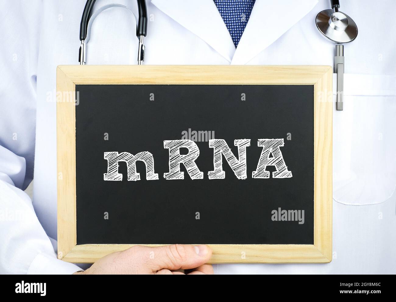 Messenger RNA - mrna Messenger Ribonukleinsäure Stockfoto