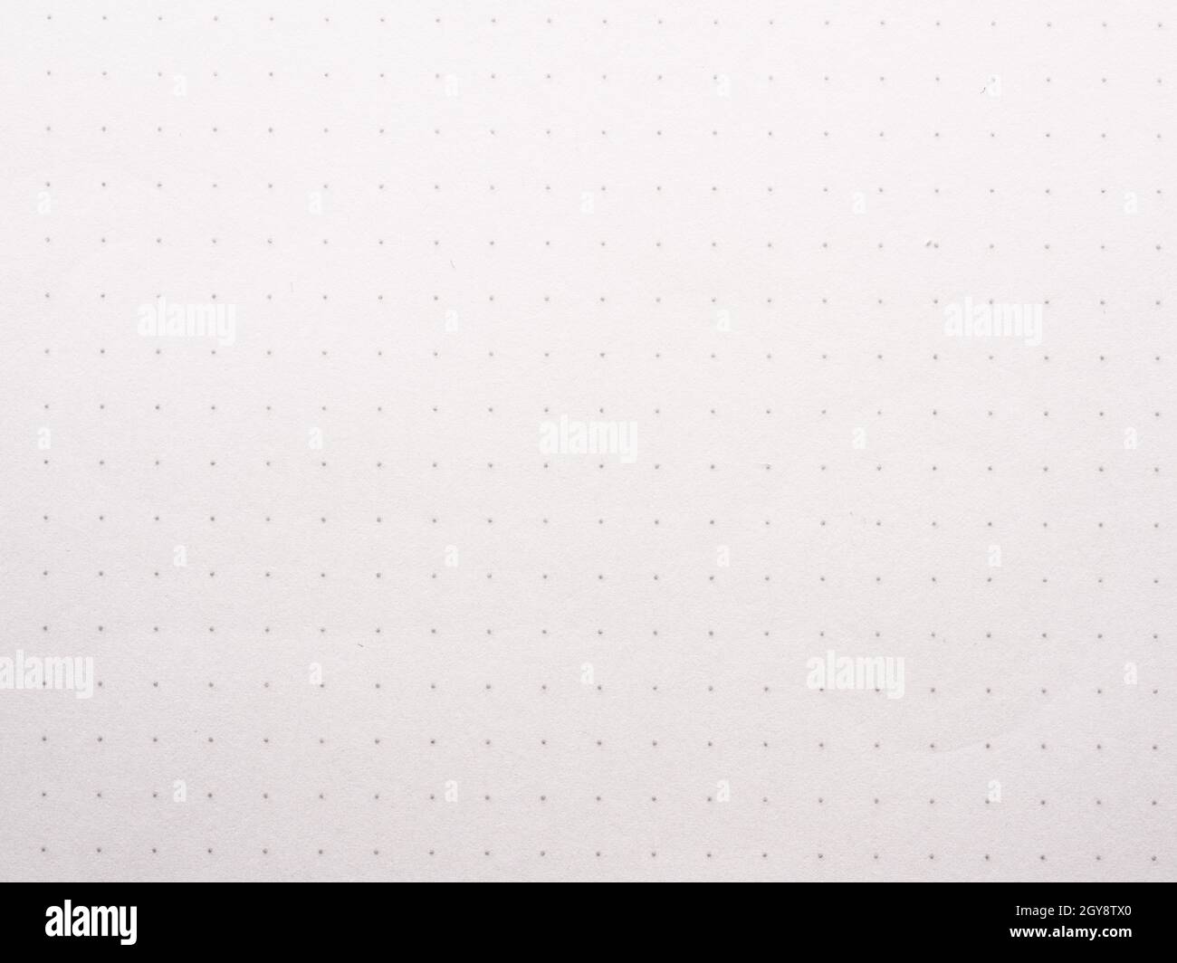 Textur von gepunktetem Blatt Papier, Nahaufnahme als Hintergrund, Kreativität oder Kunsthintergrund Stockfoto
