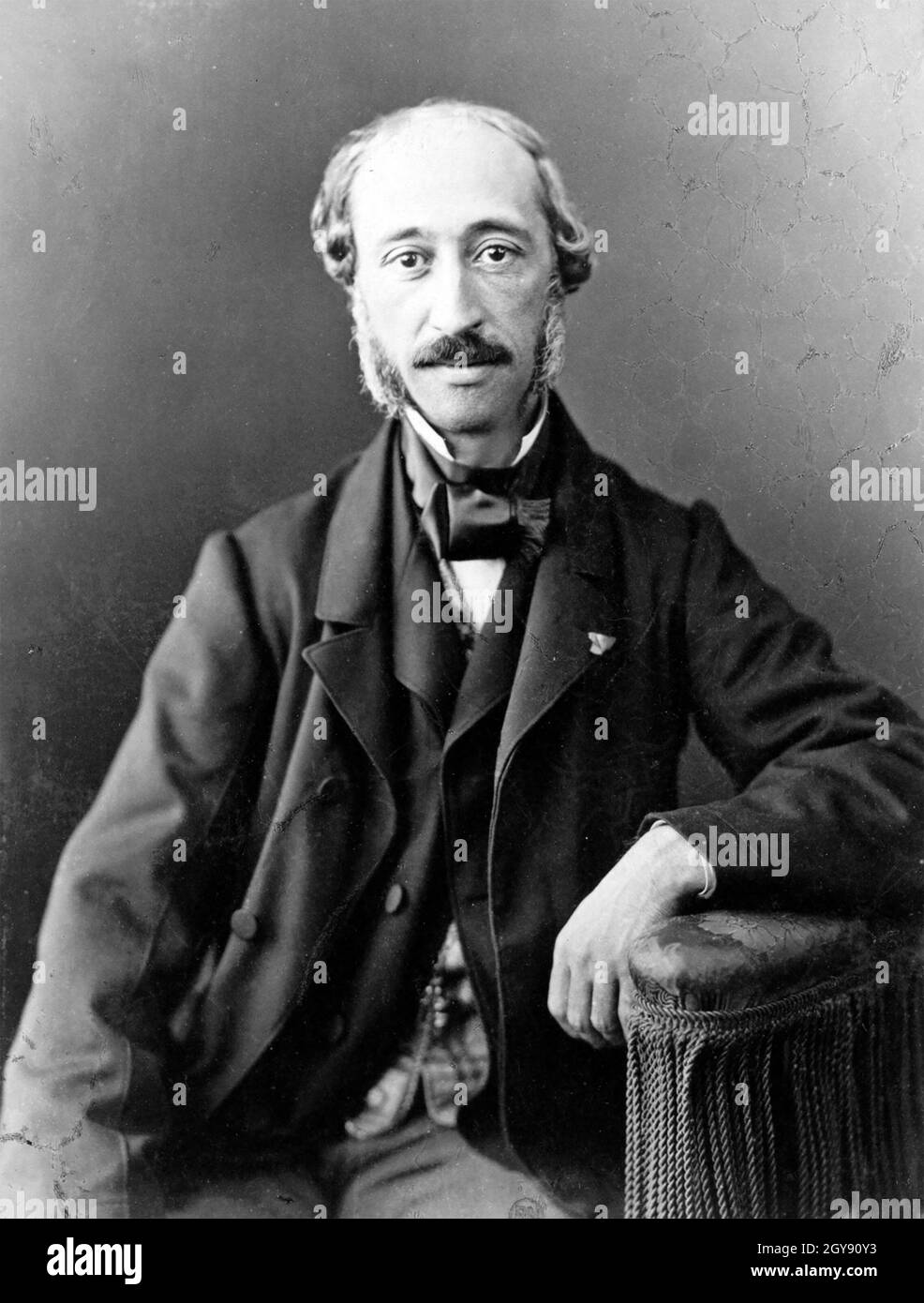 EDMOND BECQUEREL (1820-1891) französischer Physiker Stockfoto