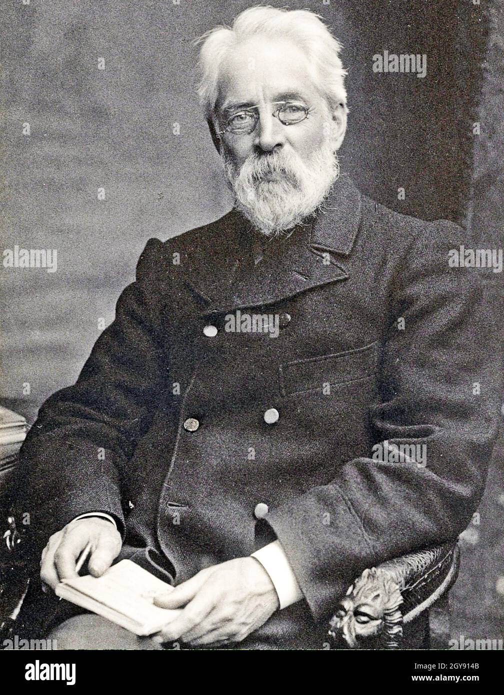 JAMES BLYTH (1839-1906) schottischer Elektroingenieur und Pionier der Windenergieanlagen Stockfoto