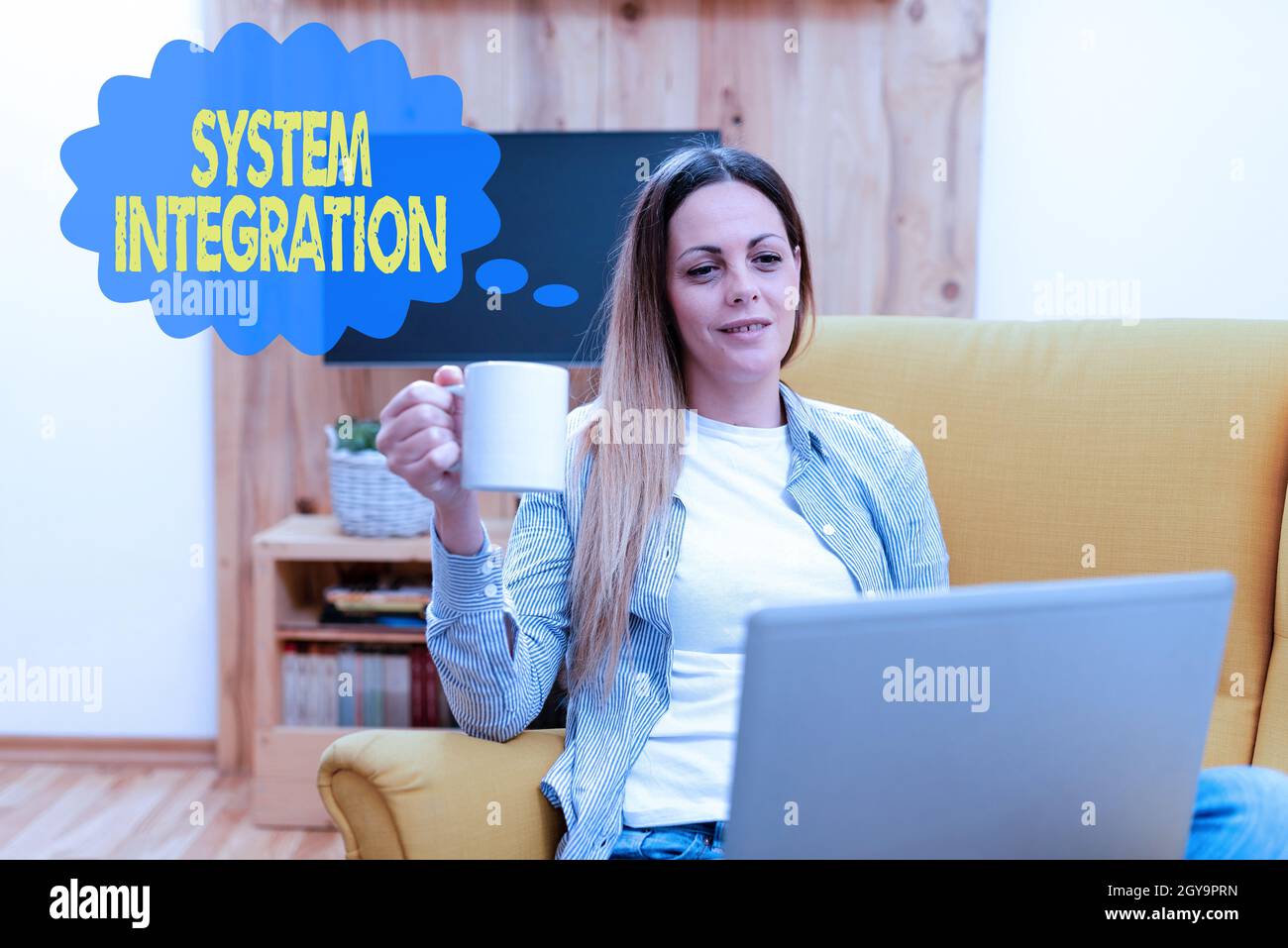 Inspiration showing sign Systemintegration, Business Idea Prozess der Zusammenführung der Komponente Subsystem Zusammenfassung Geben Business Advice Online Stockfoto
