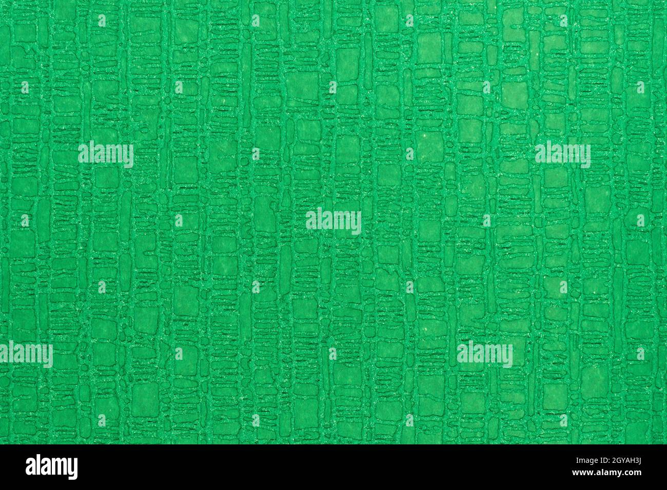 Grün Glitzer Hintergrund Funkelnd Glänzend Verpackung Papier Textur. Stockfoto