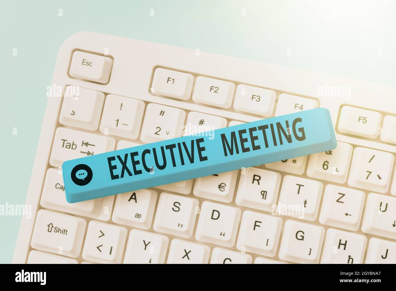 Schreiben Text anzeigen Executive Meeting, Konzeptfoto Besprechen Sie ein bestimmtes Thema mit Boards und Mitgliedern, die Engineering Lessons und Le eingeben Stockfoto