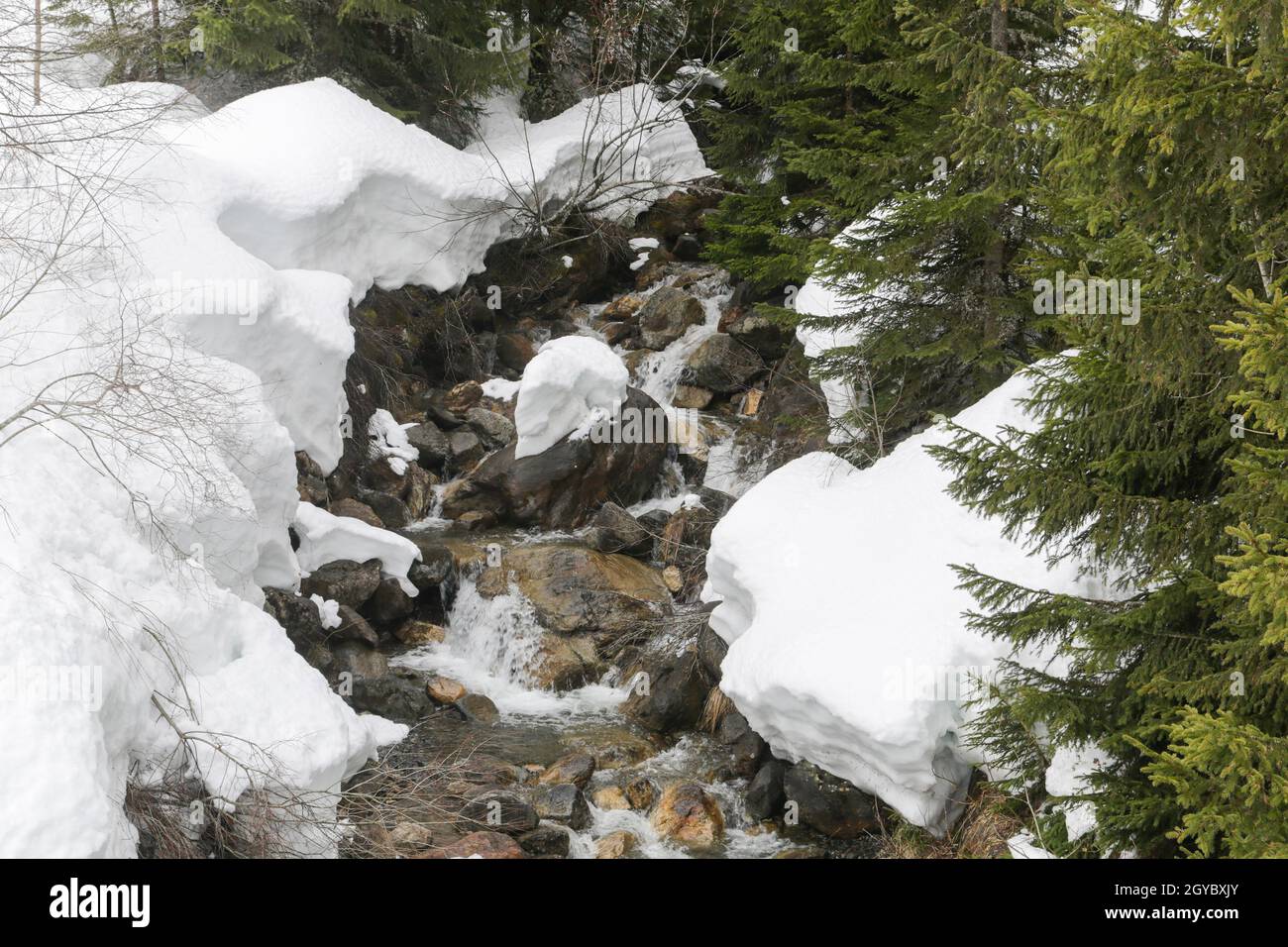 Die Alpe d Huez Skigebiet in den französischen Alpen Stockfoto