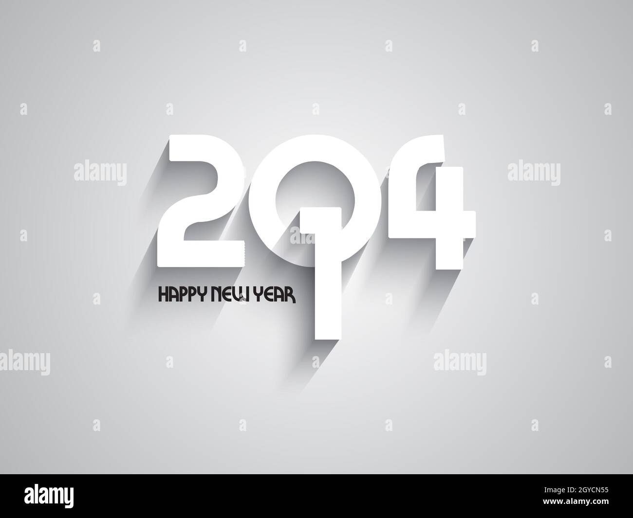 Vereinfachter Texthintergrund für das Happy New Year Stockfoto