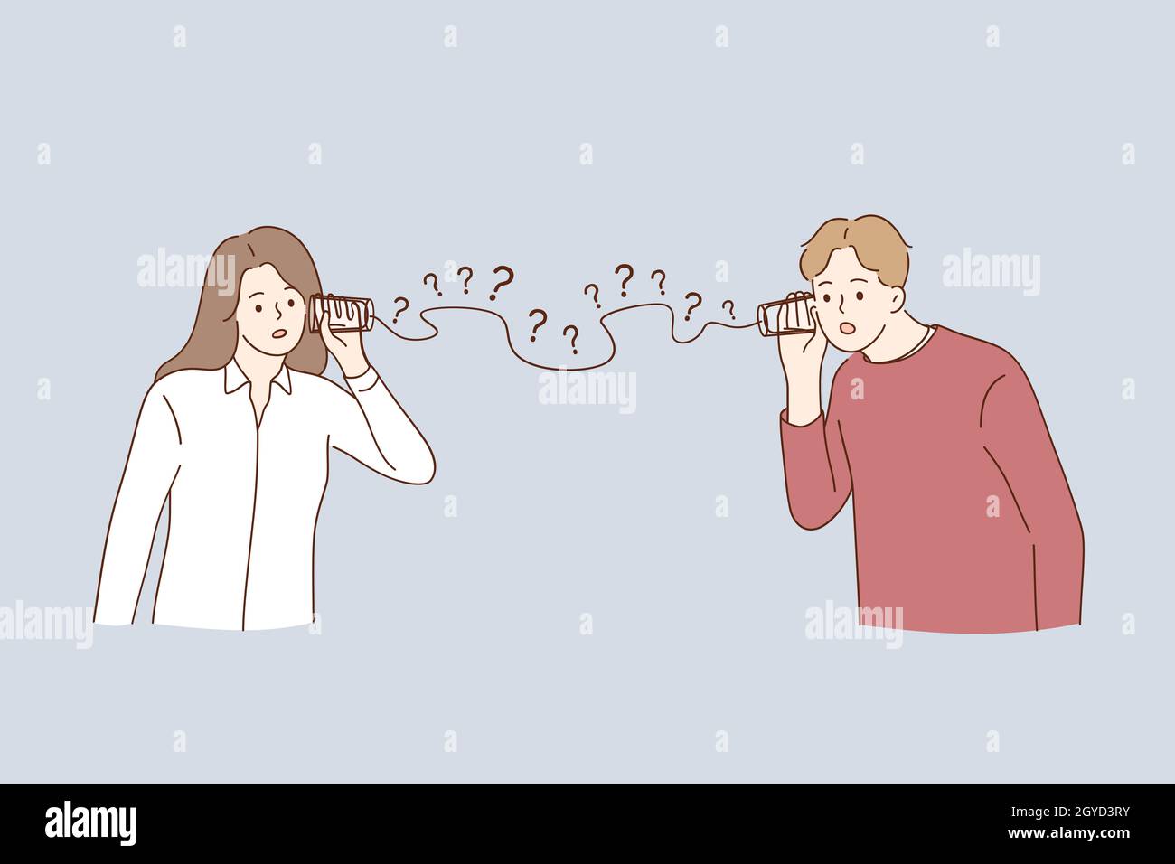 Typische Missverständnisse Zwischen Mann Und Frau www.alamy.de