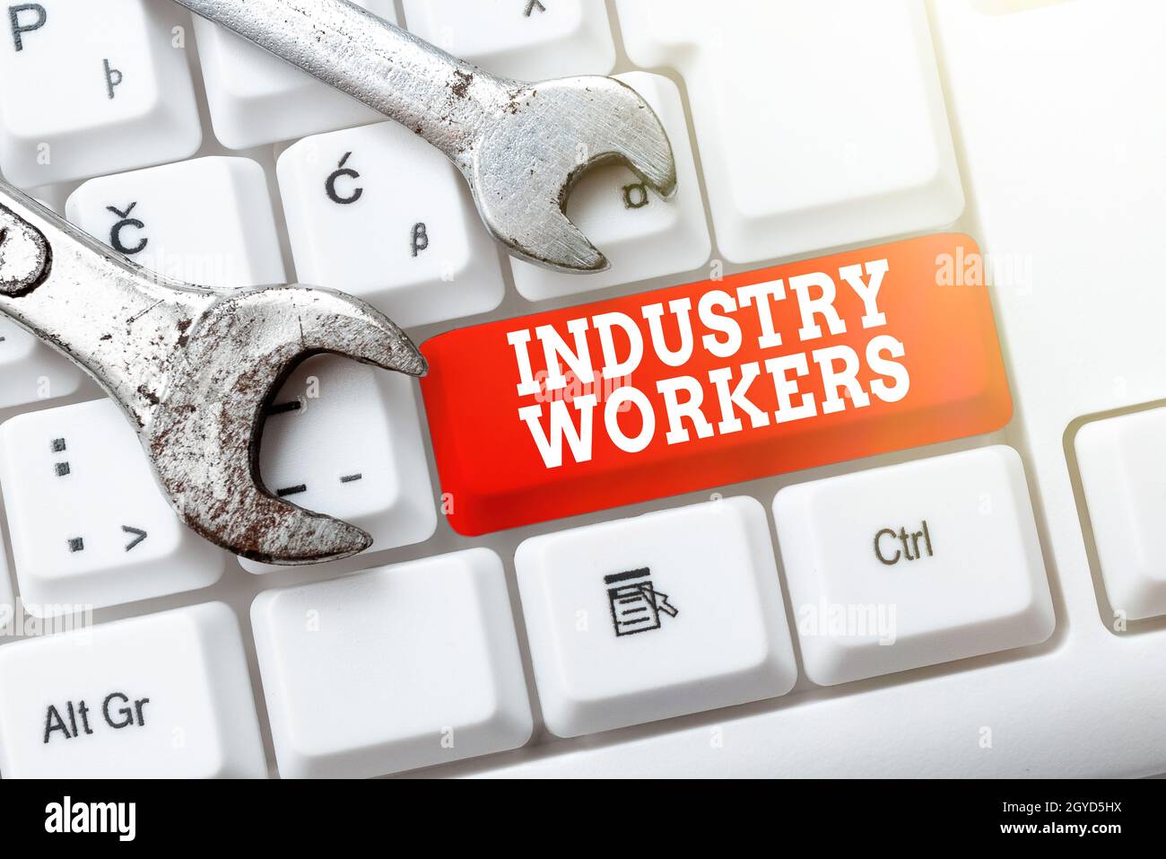 Konzeptionelle Darstellung Industriearbeiter, Konzeptfoto eine, die besonders bei manueller oder industrieller Arbeit funktioniert Abstract Presenting Ethical Hacker, Typi Stockfoto