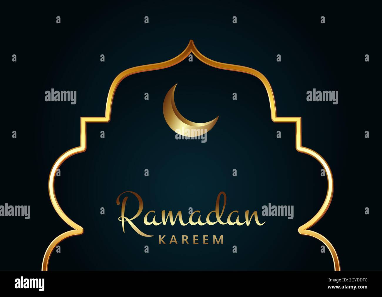 Elegantes Hintergrunddesign für Ramadan Karemm Stockfoto