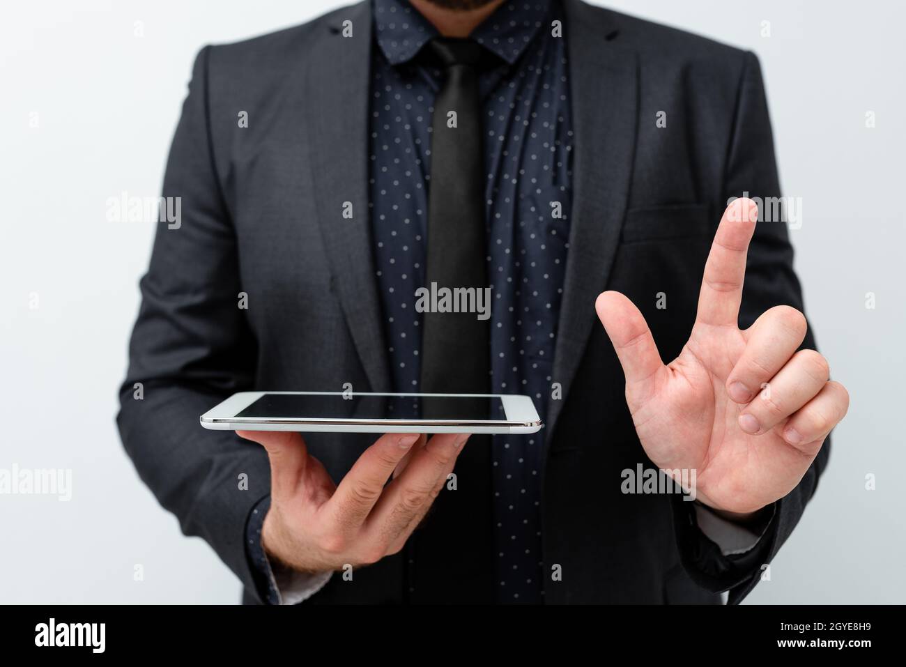 Vorstellung Von Ideen Für Neue Technologien Zur Diskussion Technologischer Verbesserungen Stockfoto
