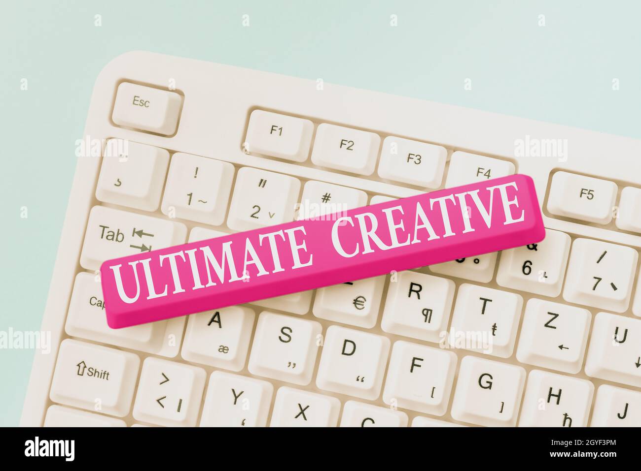 Sign Display Ultimate Creative, Business Overview Art der Produktion oder Verwendung von originellen und ungewöhnlichen Ideen Computer Engineering Concept, Abstract Repai Stockfoto