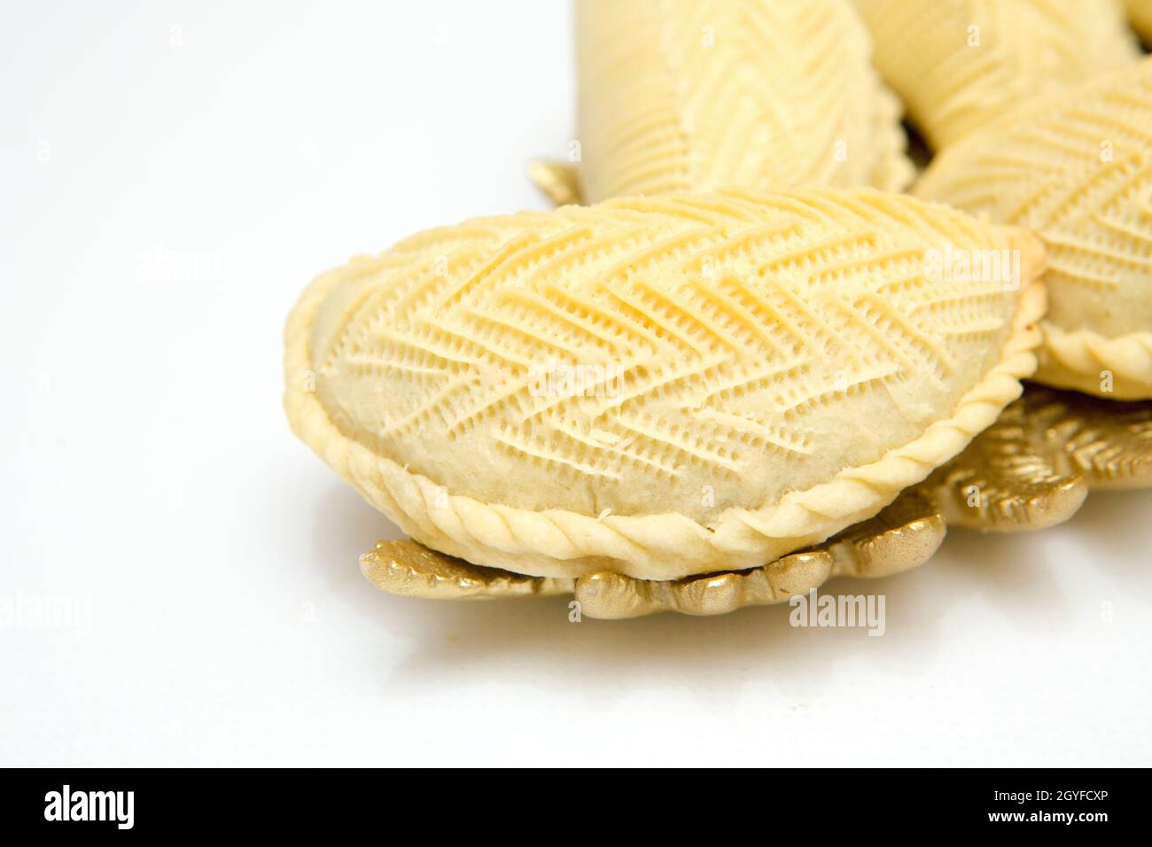 Shecurbura als Novruz Symbol.aserbaidschanische Süße . Stockfoto