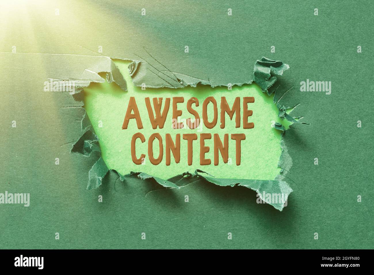 Handschrift Text Awesome Content, Business Approach wertvoll nützlich und eher spezifische Business Thinking inspirieren Neue Schreibkonzepte, Breaki Stockfoto