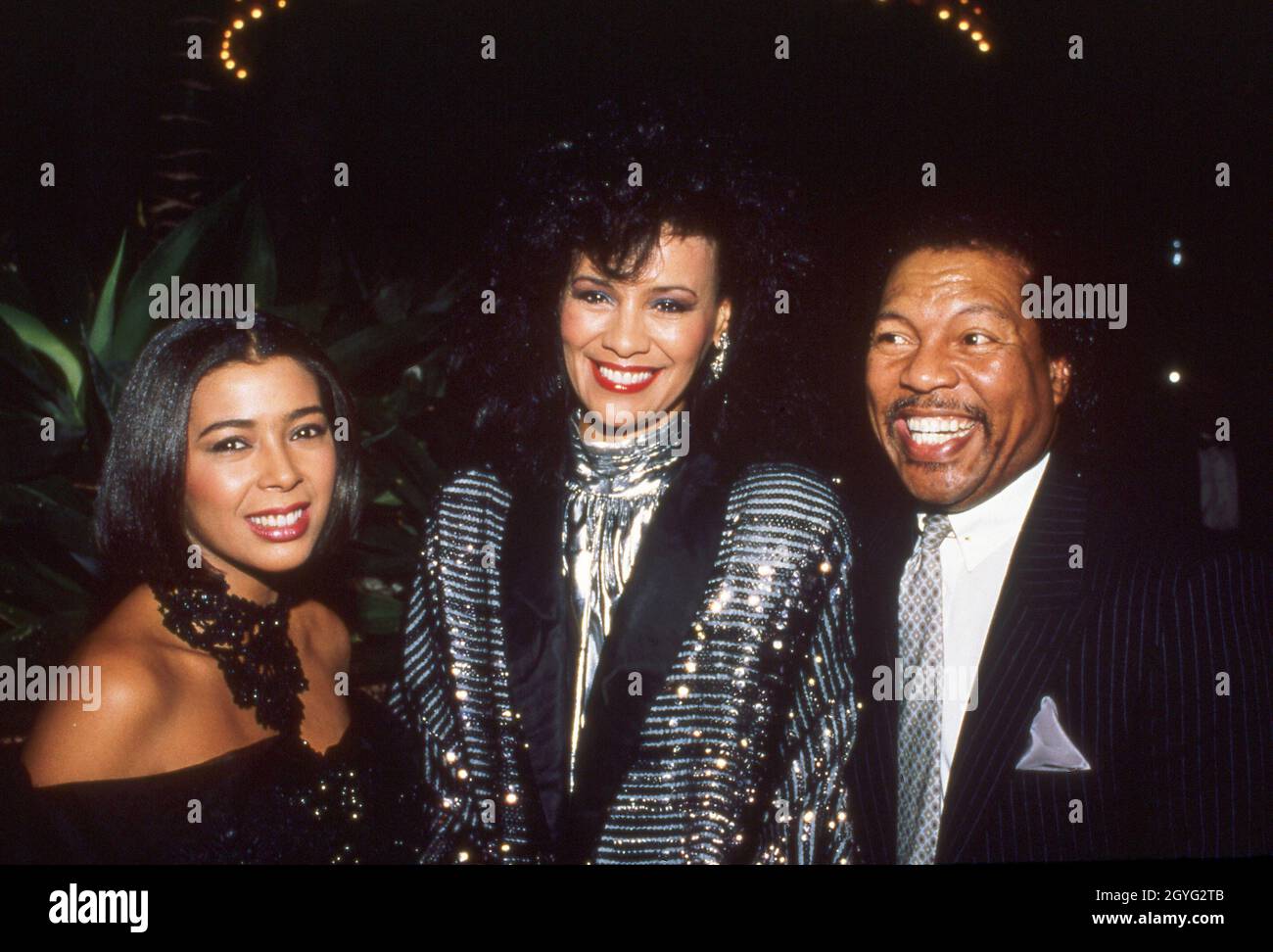 Irene Cara, Marilyn McCoo und Billy Davis Oktober 1987 Quelle: Ralph Dominguez/MediaPunch Stockfoto