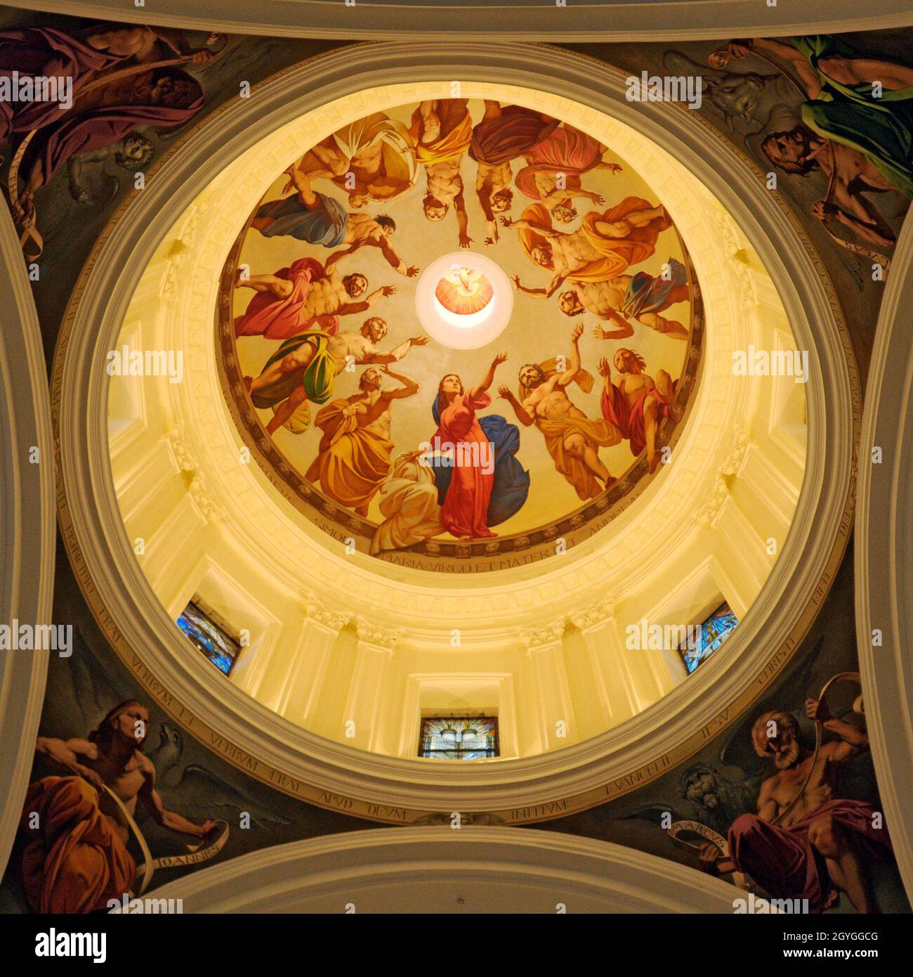 ITALIEN, SIZILIEN, NOTO, PIAZZA MUNICIPIO, BASILICA CATTEDRALE DI SAN NICOLO Stockfoto