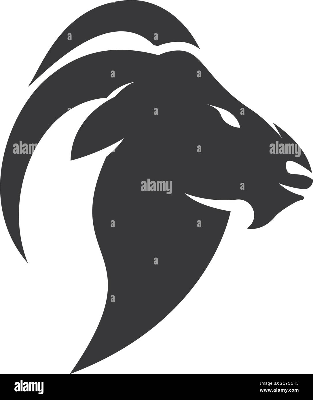 Ziege Logo Template Vector Stock Vektor