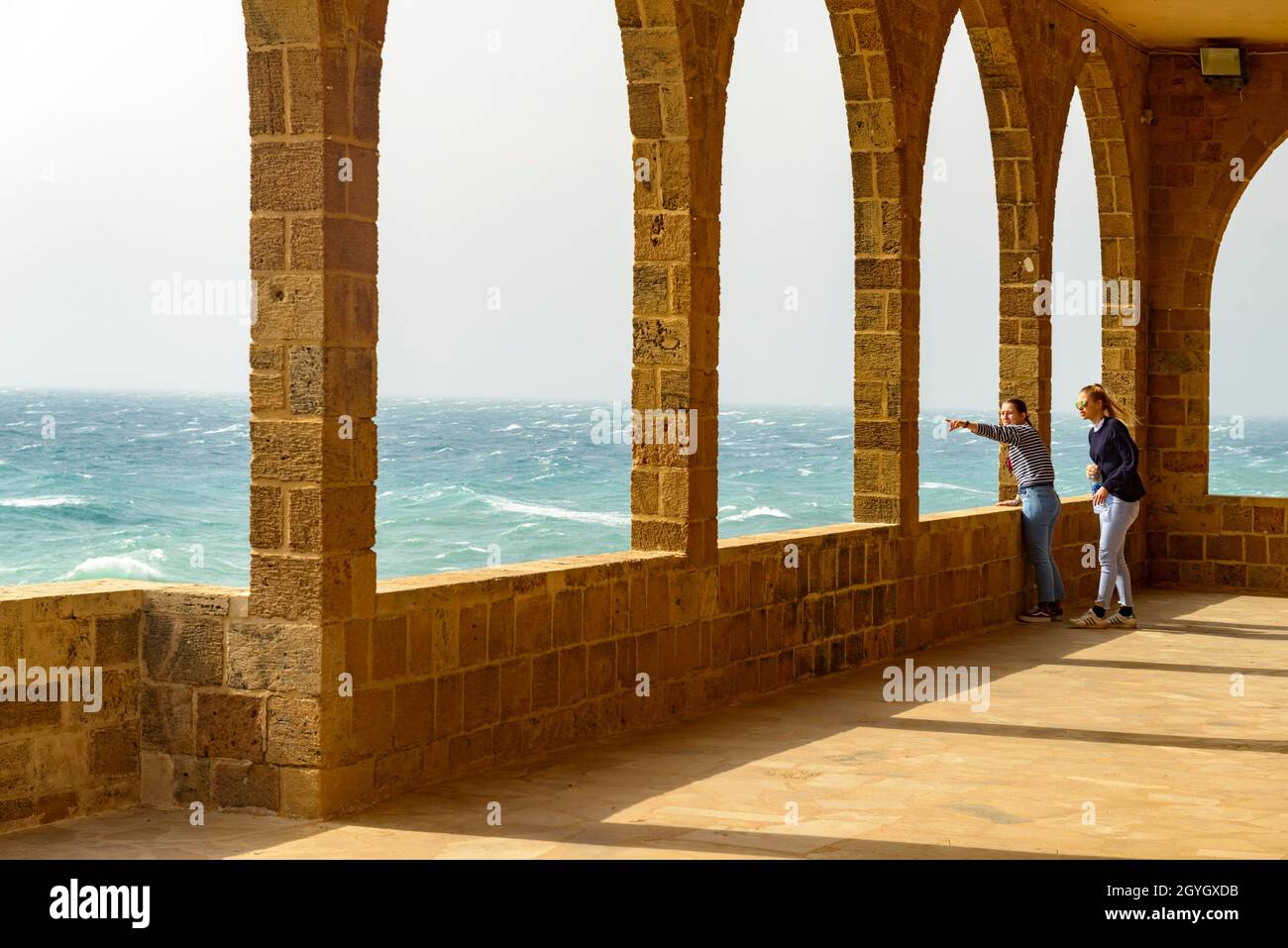 LIBANON, NORDLIBANON, BATROUN, KIRCHE UNSERER LIEBEN FRAU VOM MEER (SAYDET AL BAHR) Stockfoto