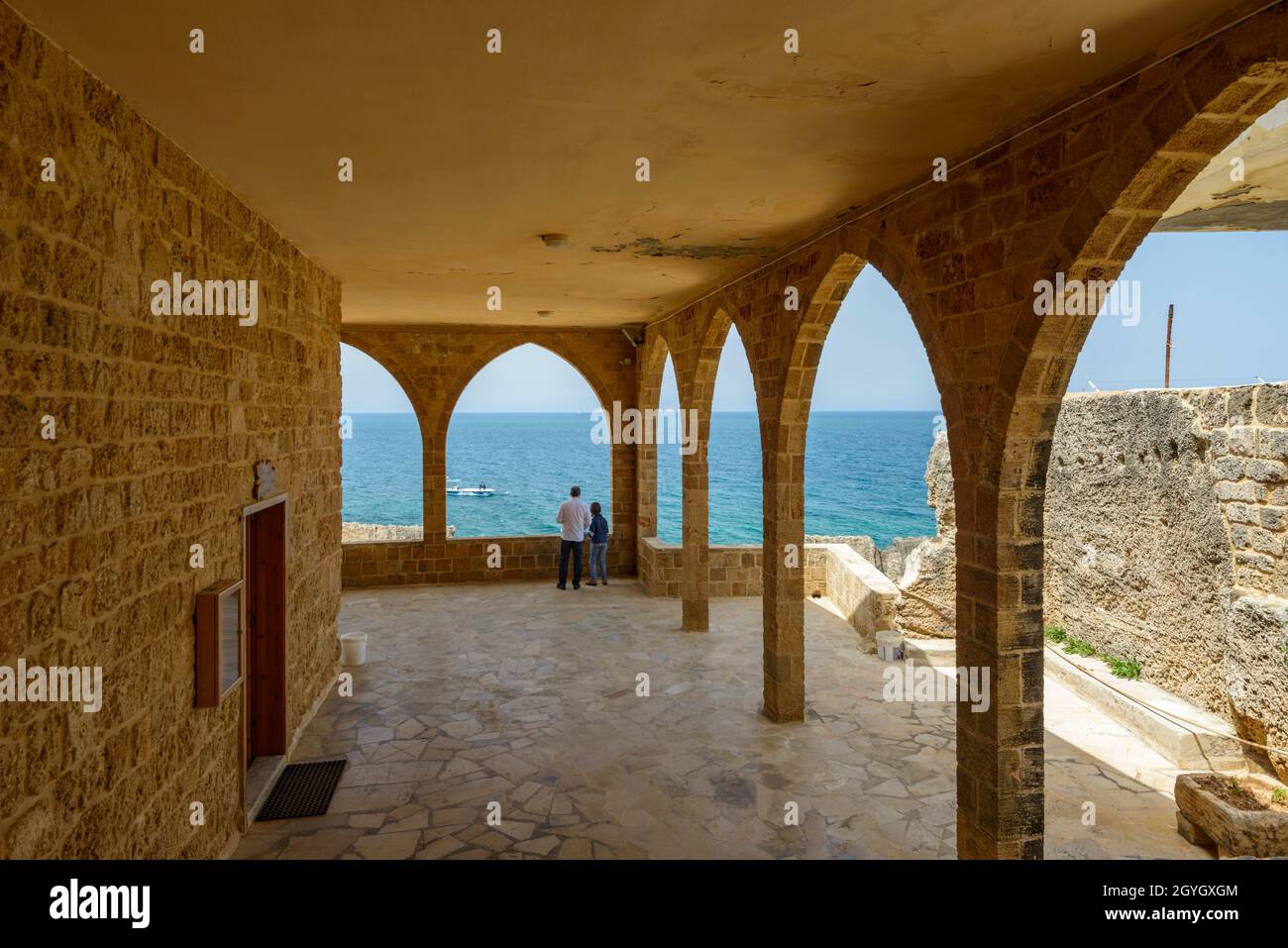 LIBANON, NORDLIBANON, BATROUN, KIRCHE UNSERER LIEBEN FRAU VOM MEER (SAYDET AL BAHR) Stockfoto