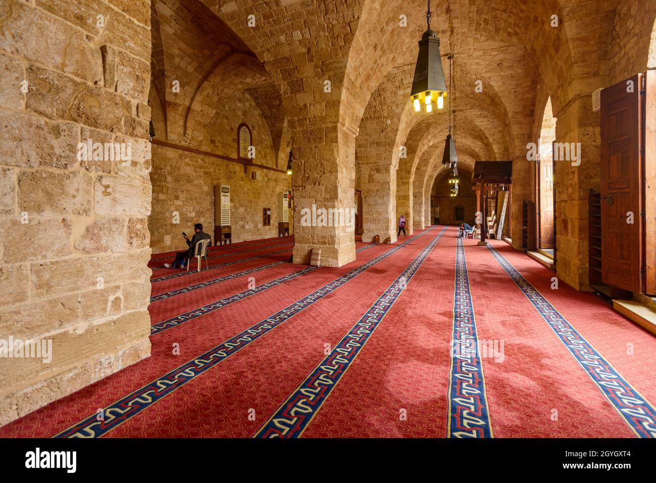LIBANON, NORDLIBANON, TRIPOLIS, GROSSE MOSCHEE VON MANSOURI Stockfoto