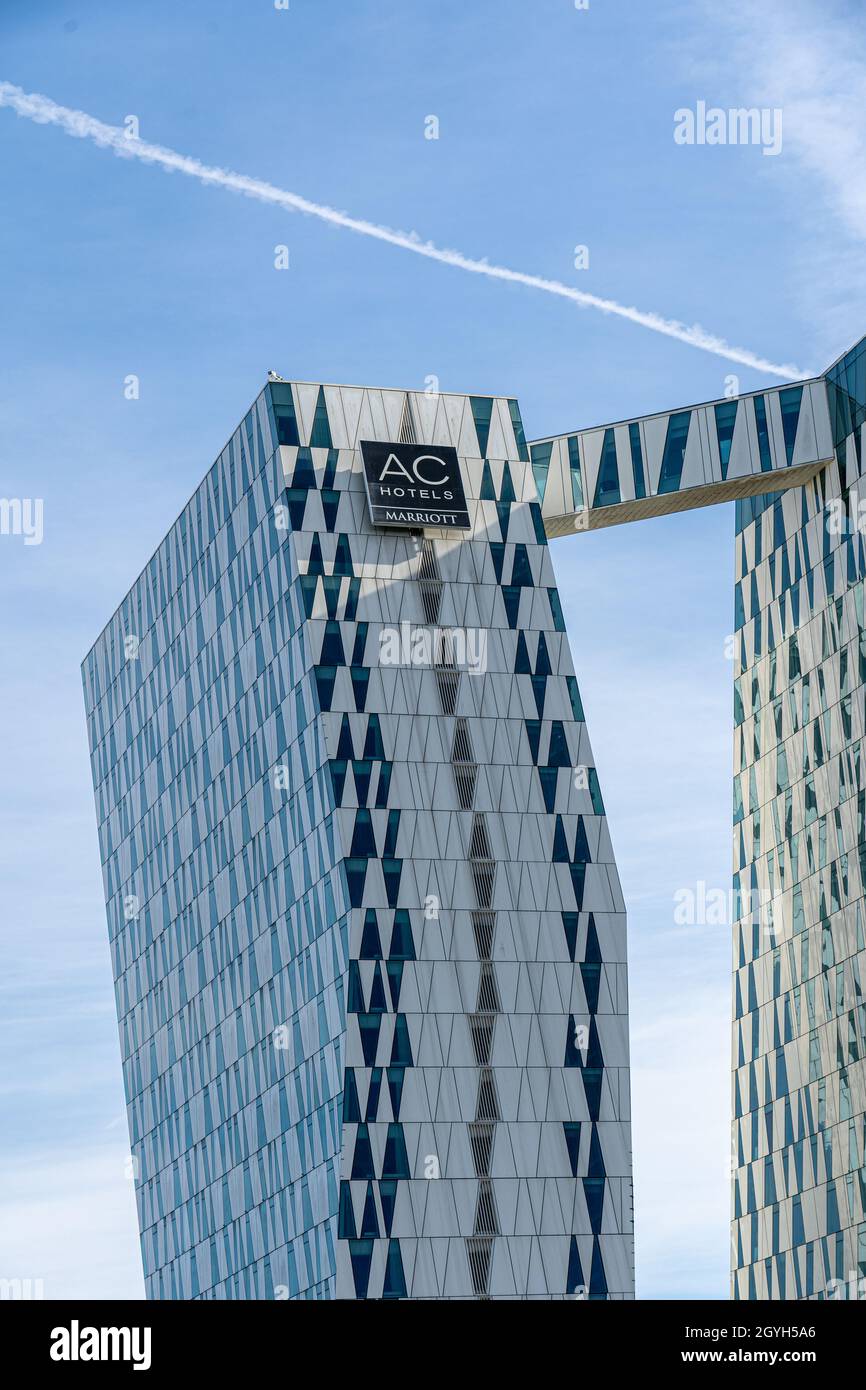 Bella Sky Hotel und Kongresszentrum in Kopenhagen Stockfoto