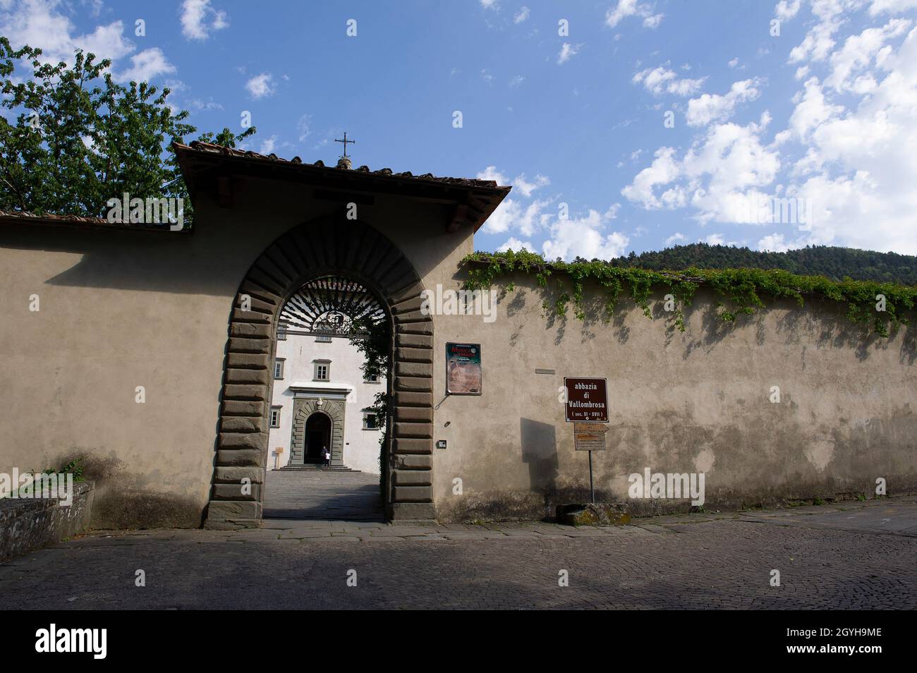 Europa, Italien, Toskana, Florenz, Abtei Vallombrosa in Reggello. Stockfoto