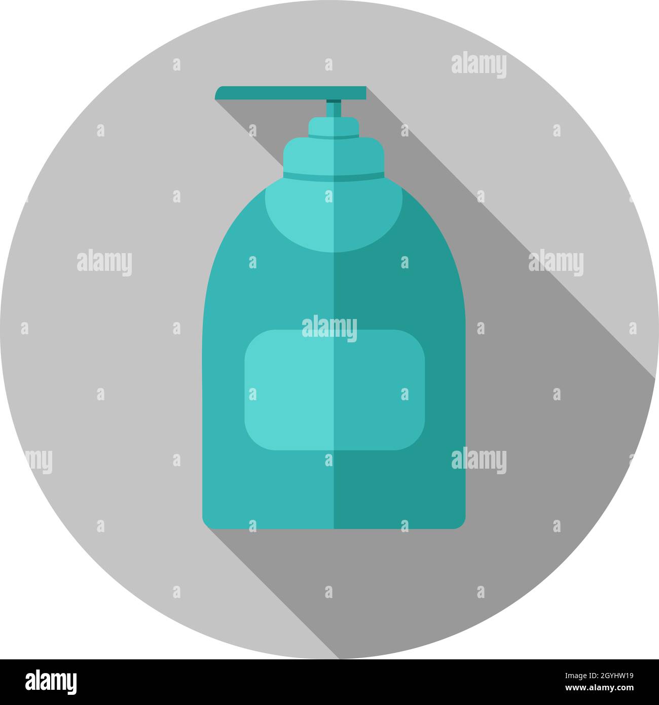 vector Flasche Seife Desinfektion Stock Vektor