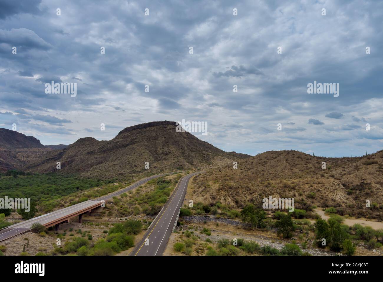 Wildnisgebiet in den Bergen im Bundesstaat Arizona Stockfoto