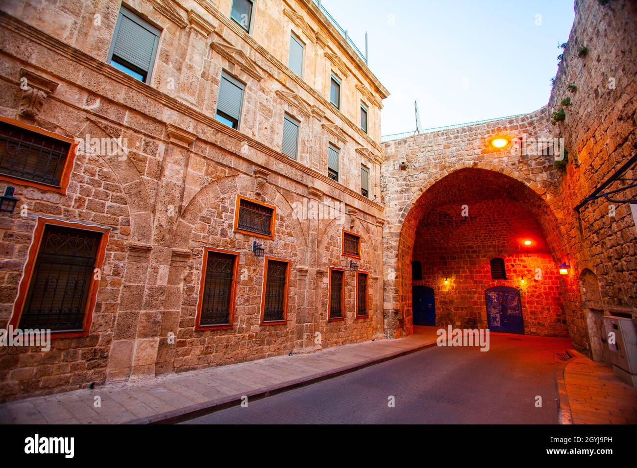 Acre, Akko ist eine Stadt in der Küstenebene des nördlichen Bezirks Israels. Stockfoto
