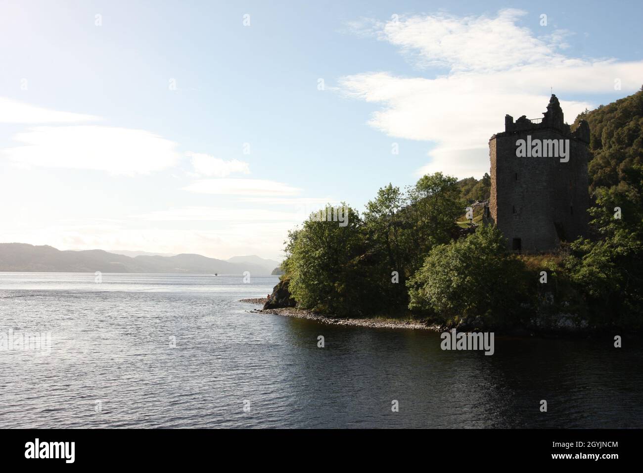 Urquhart Castle, Loch Ness, Schottland, UK Stockfoto