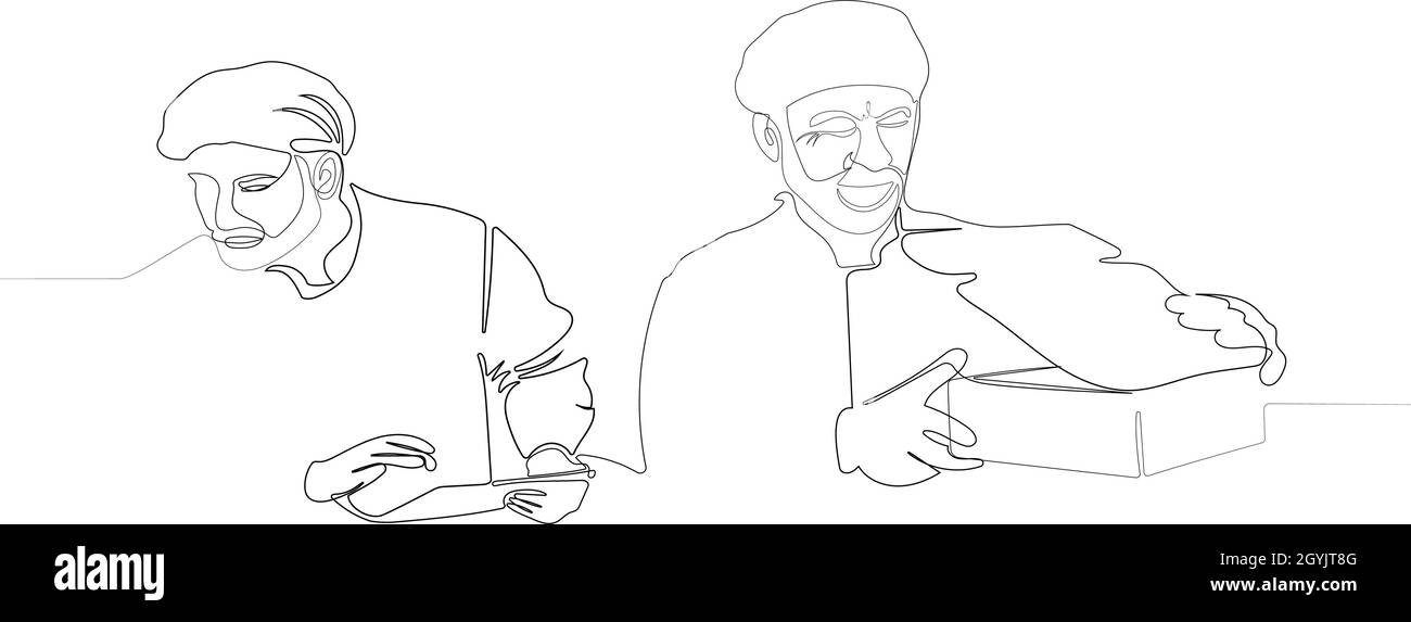 Leitende Mitarbeiter in einheitlichen Putting-Boxen Stock Vektor