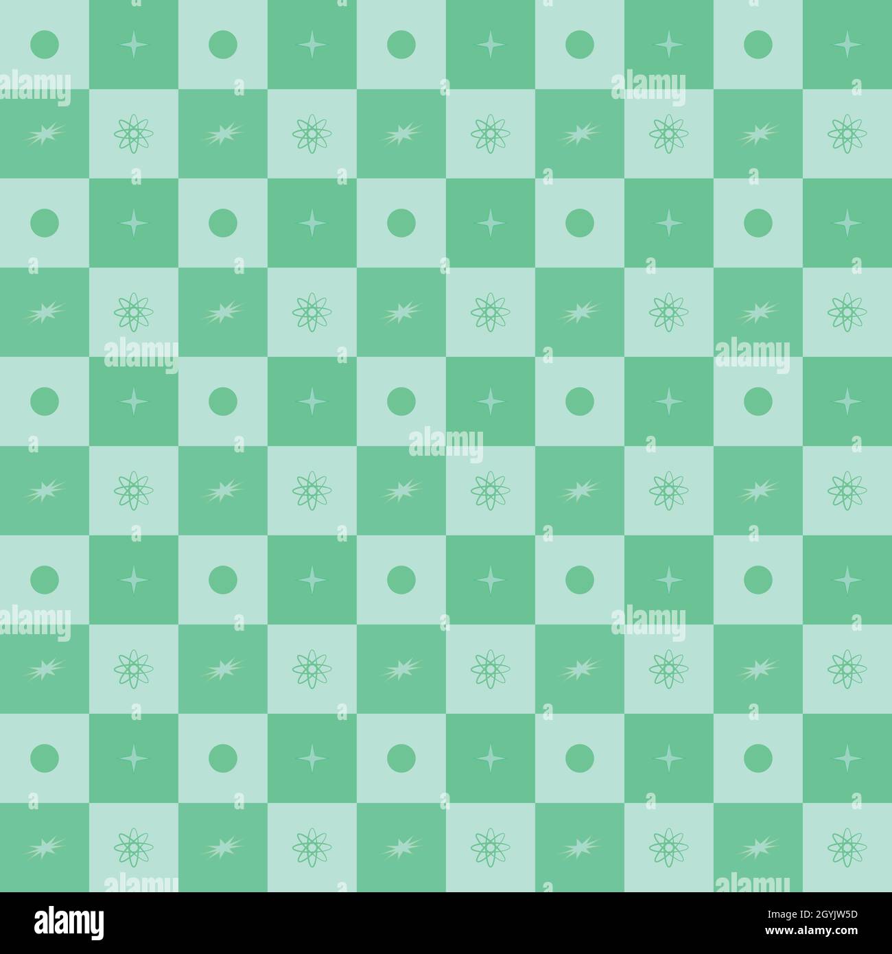 Jahreszeit Festival Sterne Baby Symbol Polka dot Tartan Stoff Textil abstrakt Hintergrund Textur Papier Kunst Tapete Muster nahtlose Vektor Illustration Stock Vektor