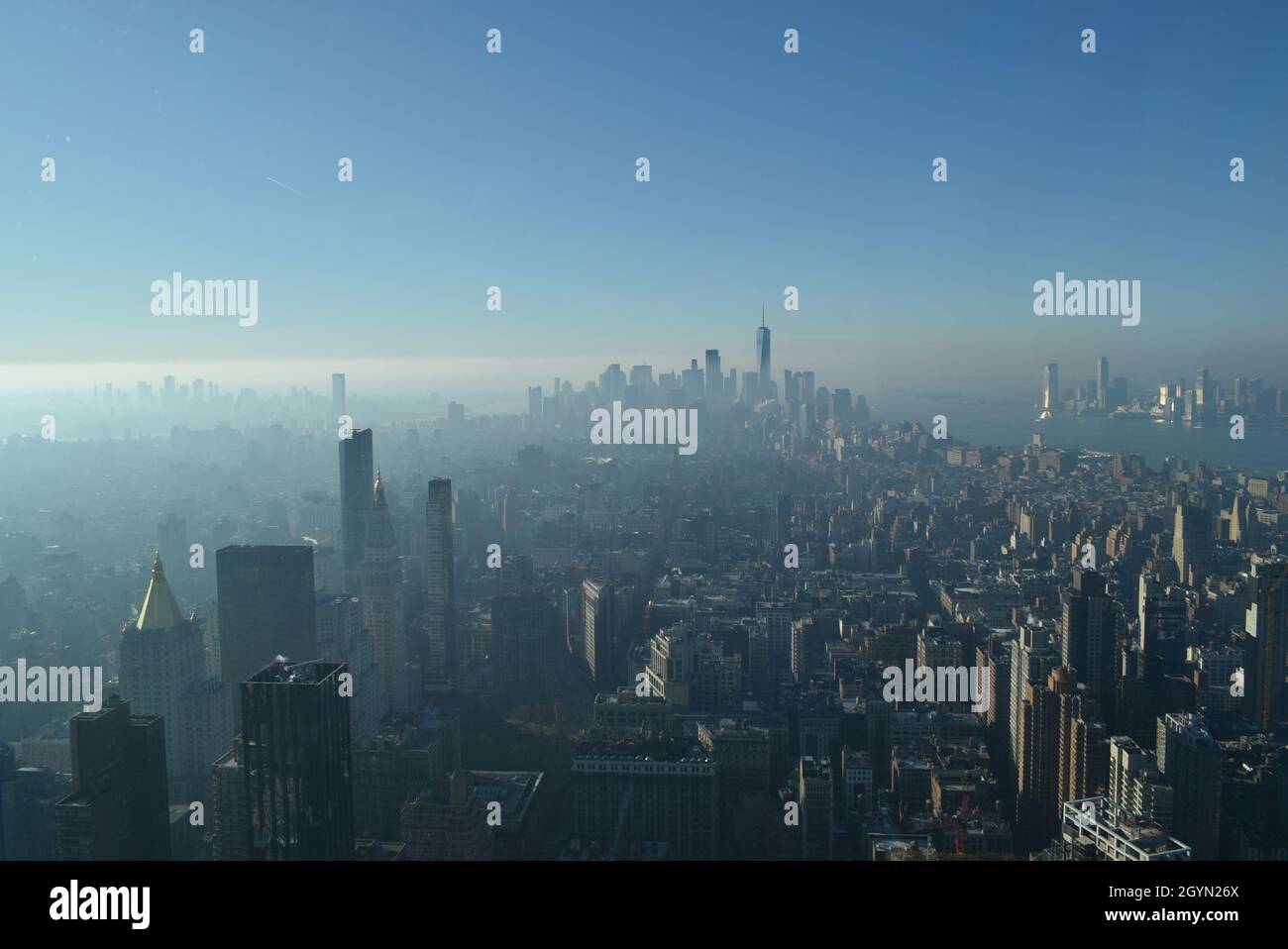 Spektakuläre Aussicht vom Empire State Building Stockfoto