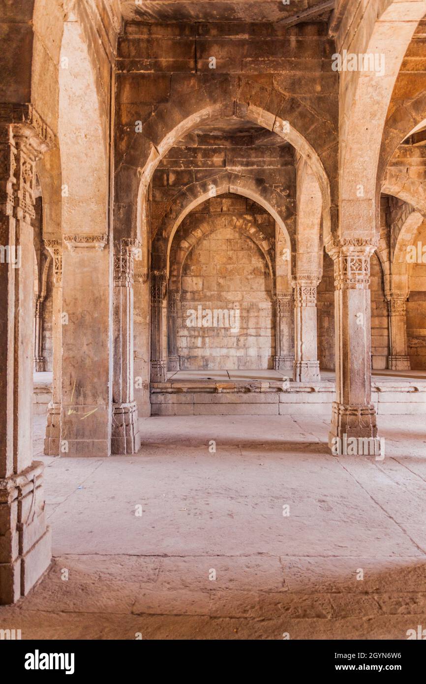 Mandvi oder Custom House in Champaner historische Stadt, Gujarat Staat, Indien Stockfoto