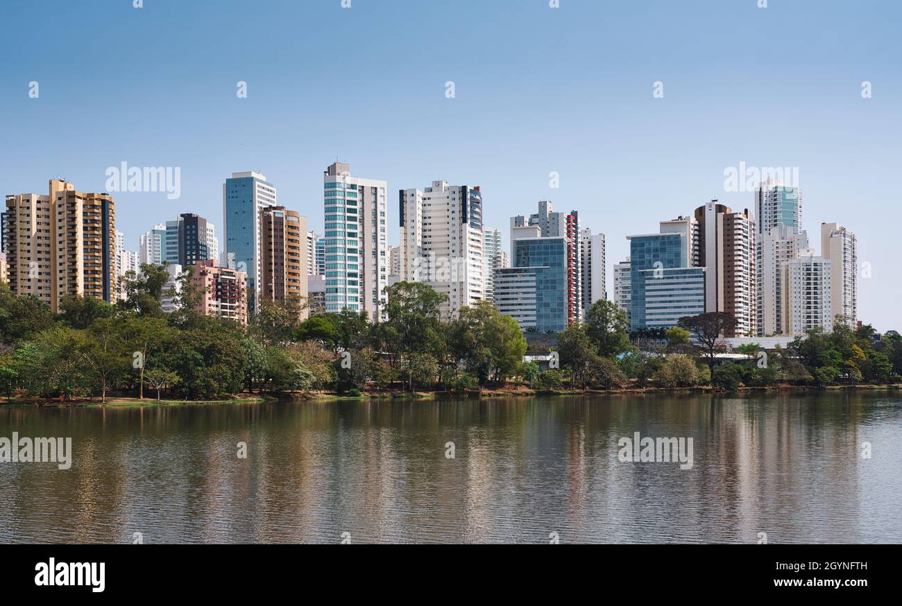 Foto des José Azevedo Parks in Londrina Brasilien Stockfoto