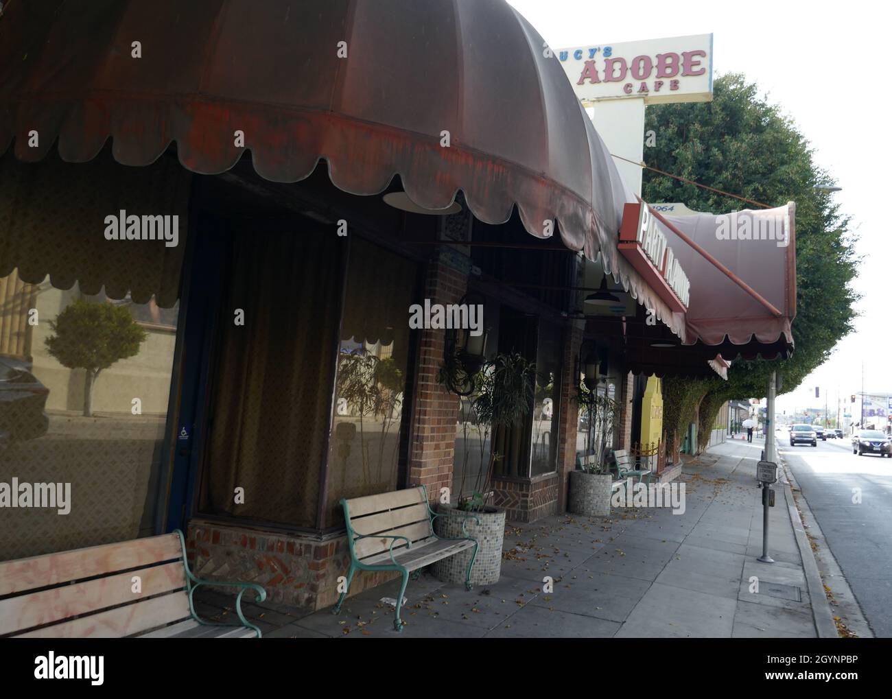 Los Angeles, Kalifornien, USA 29. September 2021 Ein allgemeiner Blick auf die Atmosphäre von Lucy's El Adobe Cafe am 29. September 2021 in Los Angeles, Kalifornien, USA. Robert Kennedy, Don Henley, Glenn Frey, Linda Rondstadt und Jackson Browne waren alle Stammgäste bei Lucy's El Adobe. Foto von Barry King/Alamy Stockfoto Stockfoto