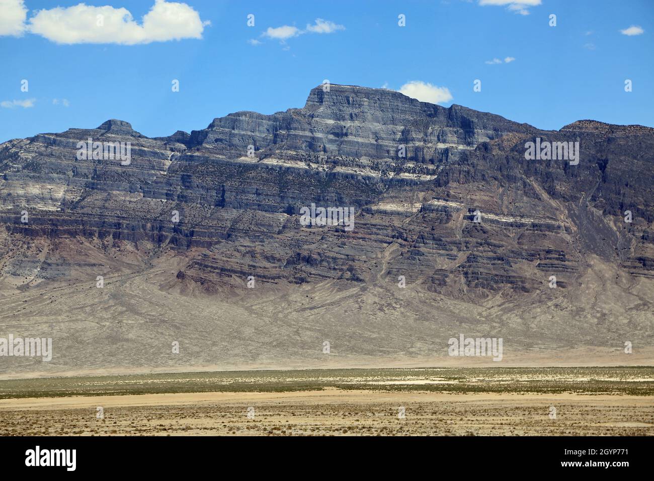 House Range Cliffs - Hwy 50, Utah Stockfoto