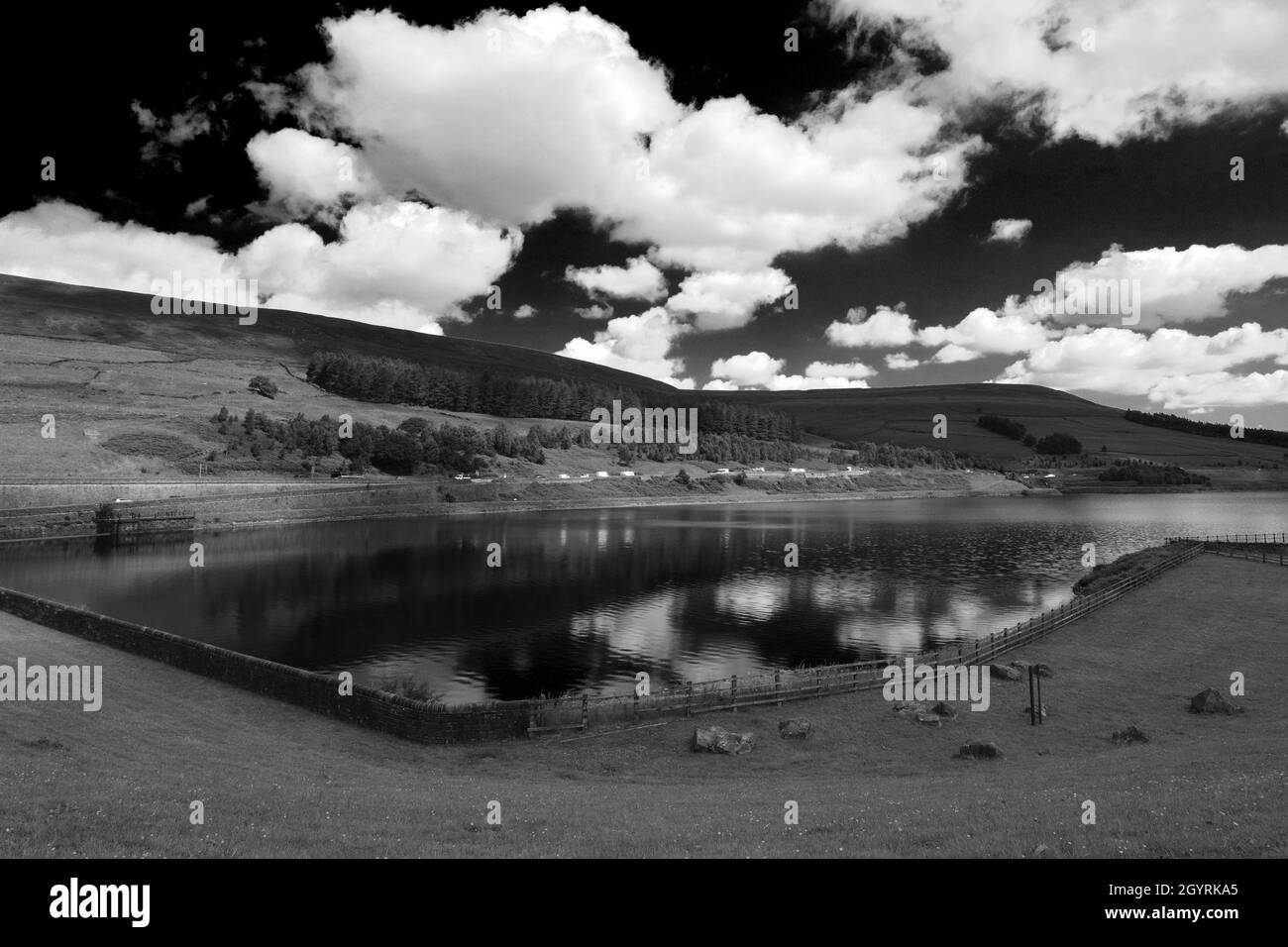 The Woodhead Reservoir, Longdendale, Derbyshire, England Stockfoto