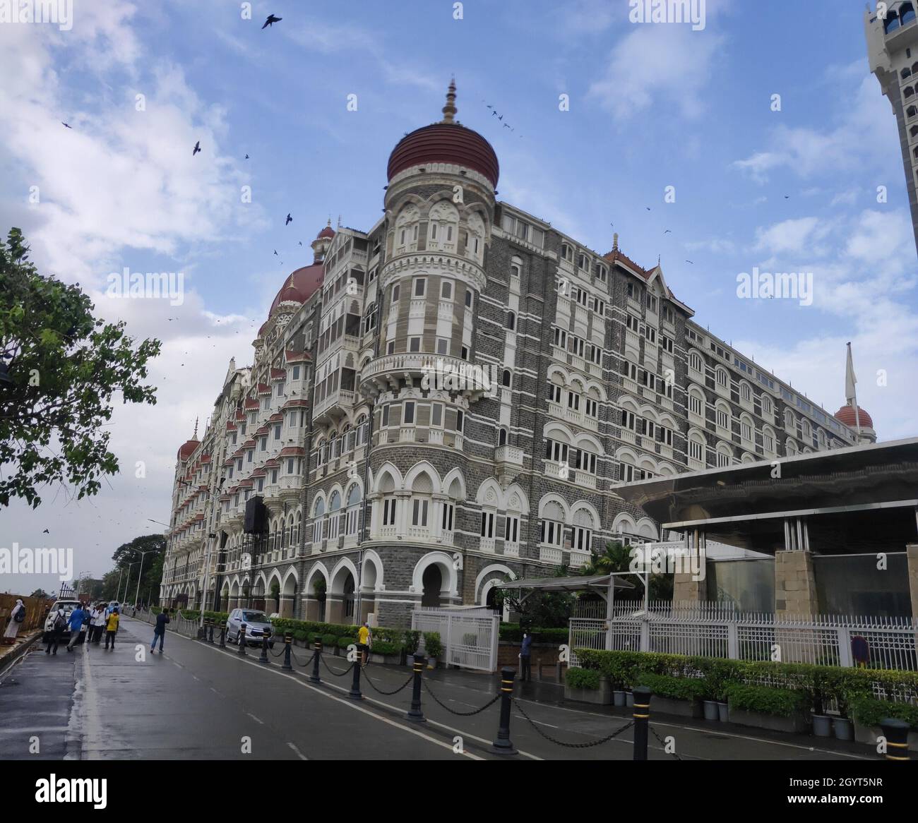 Taj Hotels ist eine Kette von Luxushotels und eine Tochtergesellschaft der Indian Hotels Company Limited mit Hauptsitz in Express Towers, Nariman Point, Mumbai. Stockfoto
