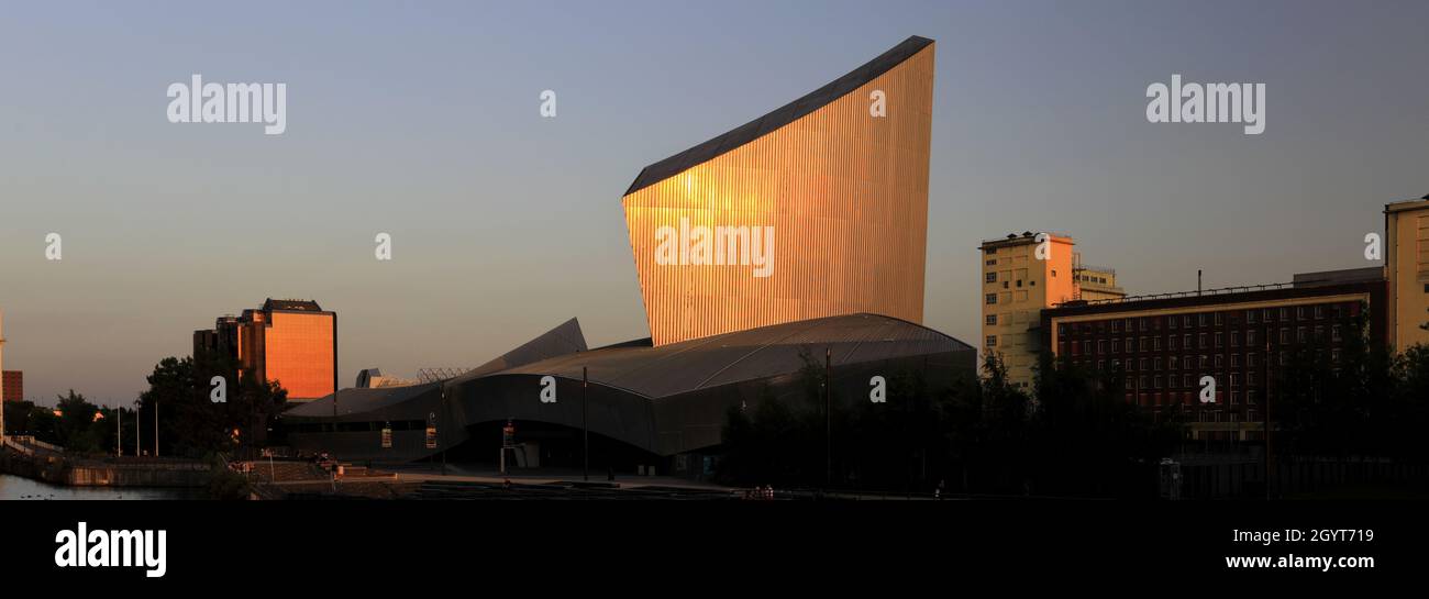 Das Imperial War Museum North, Trafford Wharf, Manchester, Lancashire, England, VEREINIGTES KÖNIGREICH Stockfoto