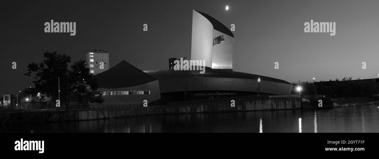 Das Imperial War Museum North, Trafford Wharf, Manchester, Lancashire, England, VEREINIGTES KÖNIGREICH Stockfoto
