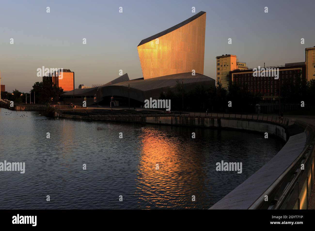Das Imperial War Museum North, Trafford Wharf, Manchester, Lancashire, England, VEREINIGTES KÖNIGREICH Stockfoto